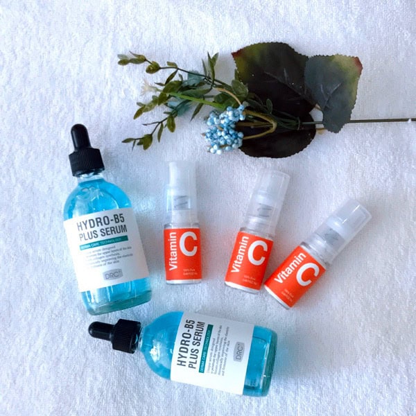 Vitamin C và serum Hydro B5