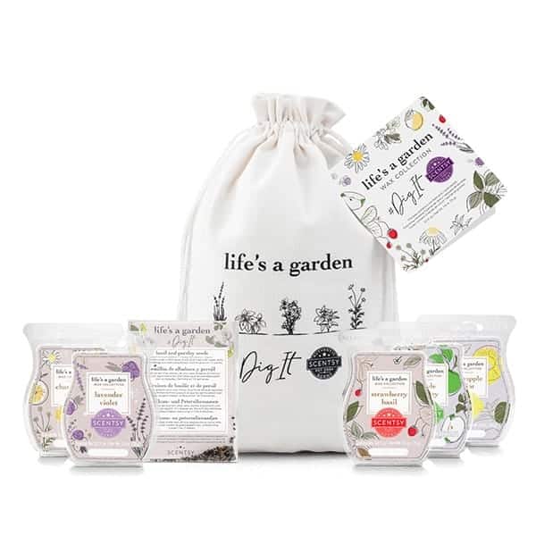 life is a garden scentsy collection of wax melts