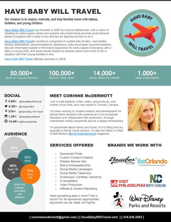 Have Baby Will Travel Media Kit