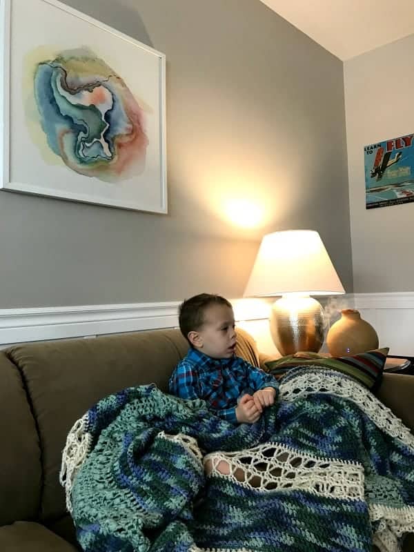 Cozy on the couch HSP