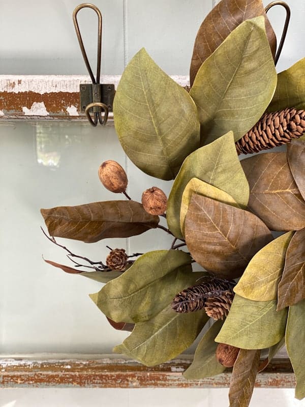 fall magnolia wreath