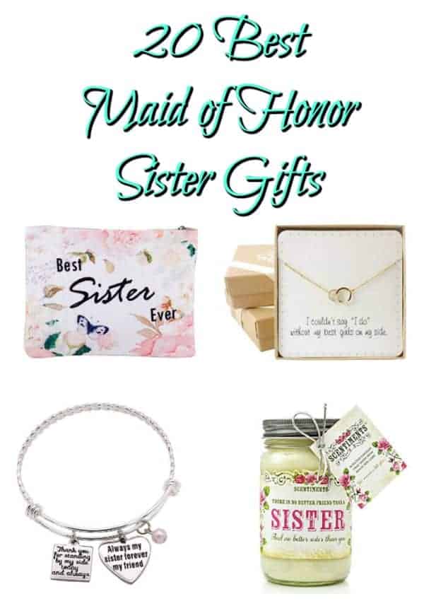 sister maid of honor gifts