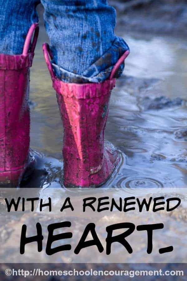 Do you need a hug today? Click over to our blog and read short and sweet words of encouragement from a variety of homeschooling Moms in the trenches.