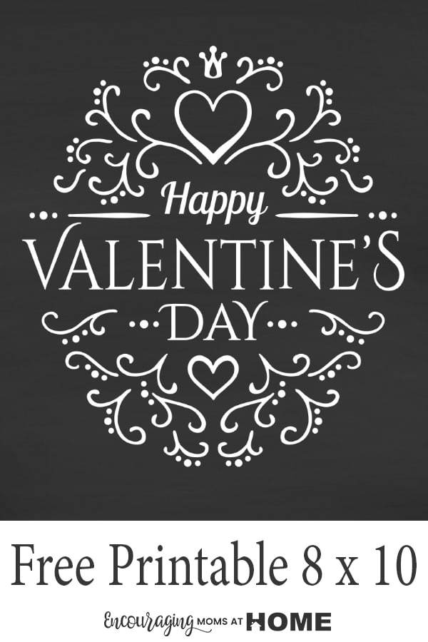Free Chalkboard Printable Happy Valentine S Day Printables Are you looking for valentines day design images templates psd or png vectors files? free chalkboard printable happy