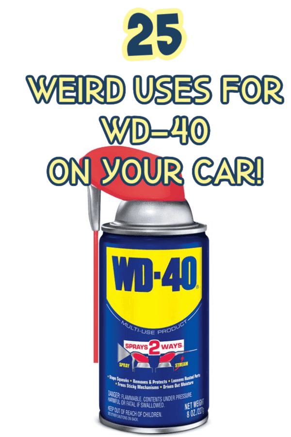 uses for WD-40 on your car