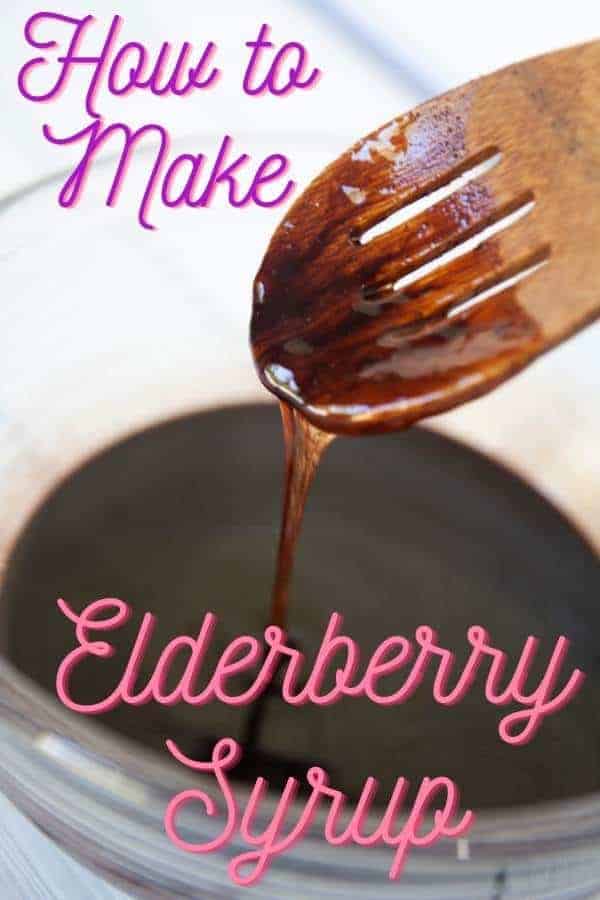 fresh elderberry syrup