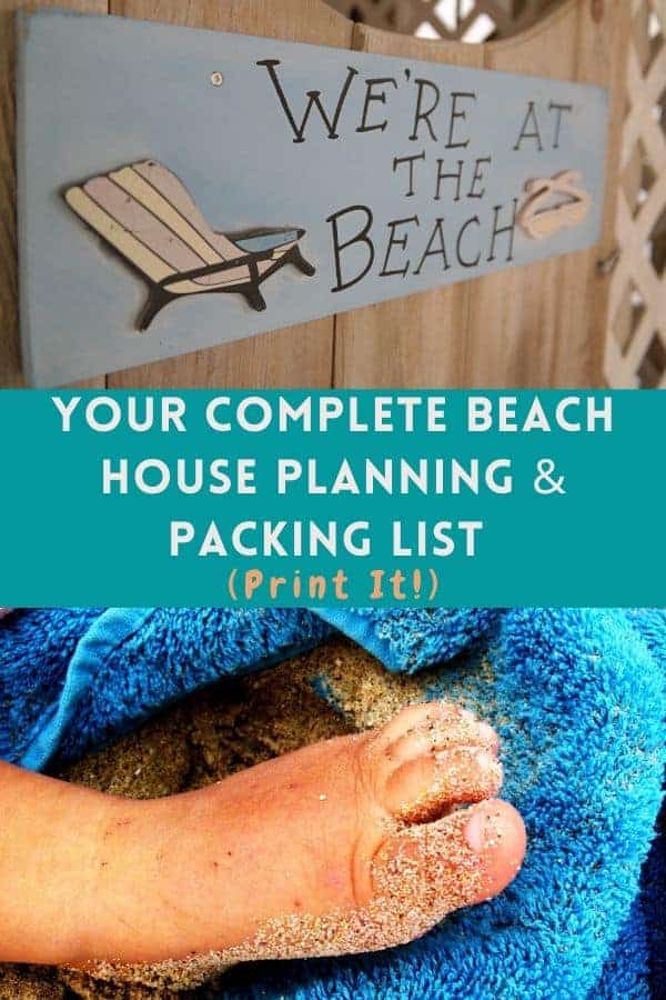 our ultimate beach house planning packing list