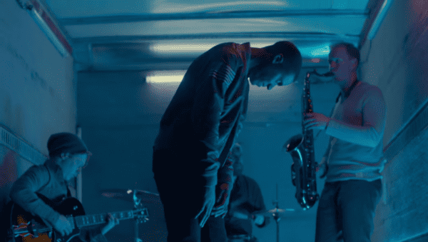 Screenshot from The Rooks' "Gin and Juice" music video