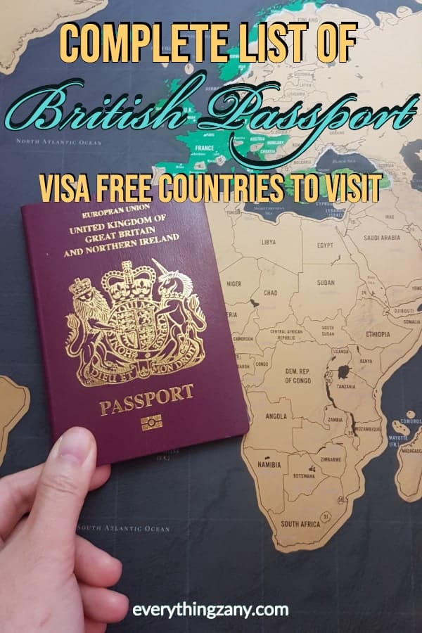 Complete List of UK Passport Visa Free Countries to Visit 2019 Complete List of UK Passport Visa Free Countries to Visit 2019