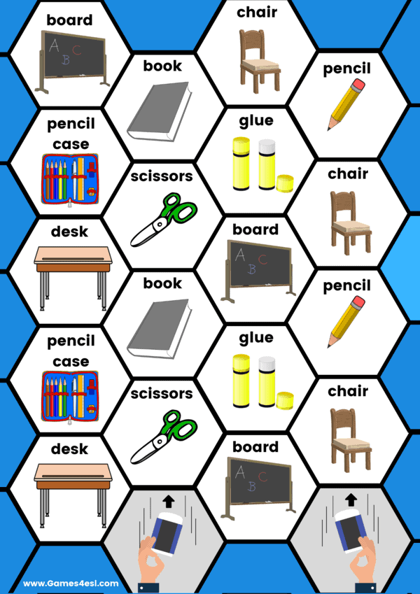 CLASSROOM OBJECTS » Games4esl