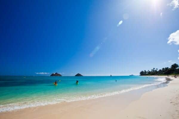 Oahu - Lanikai Beach (600 x 400) Lanikai Beach, Oahu, - Image courtesy Hawaii Tourism Authority/Tor Johnson, Family vacations on Oahu
