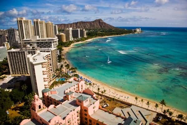 Oahu - Waikiki Beach (600 x 400) Oahu, waikiki beach, hawaii, Family vacations on Oahu