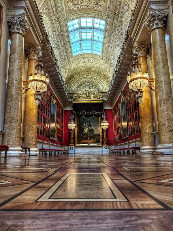 War Gallery of 1812 in the Winter Palace, Hermitage Museum St Petersberg