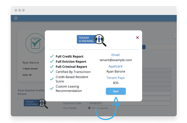 rentredi tenant screening step 4