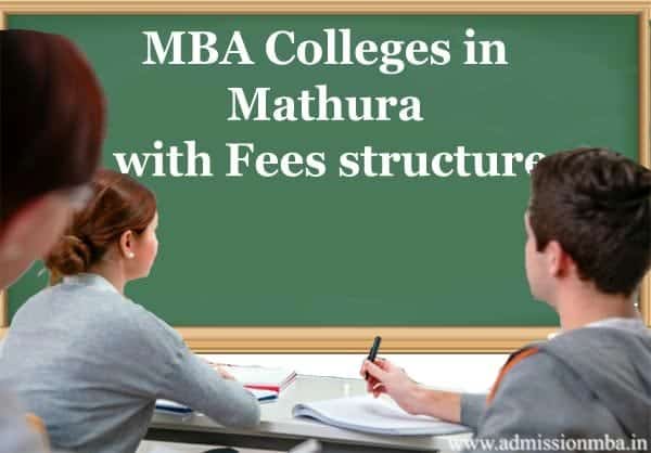 MBA Colleges in Mathura with Fees structure