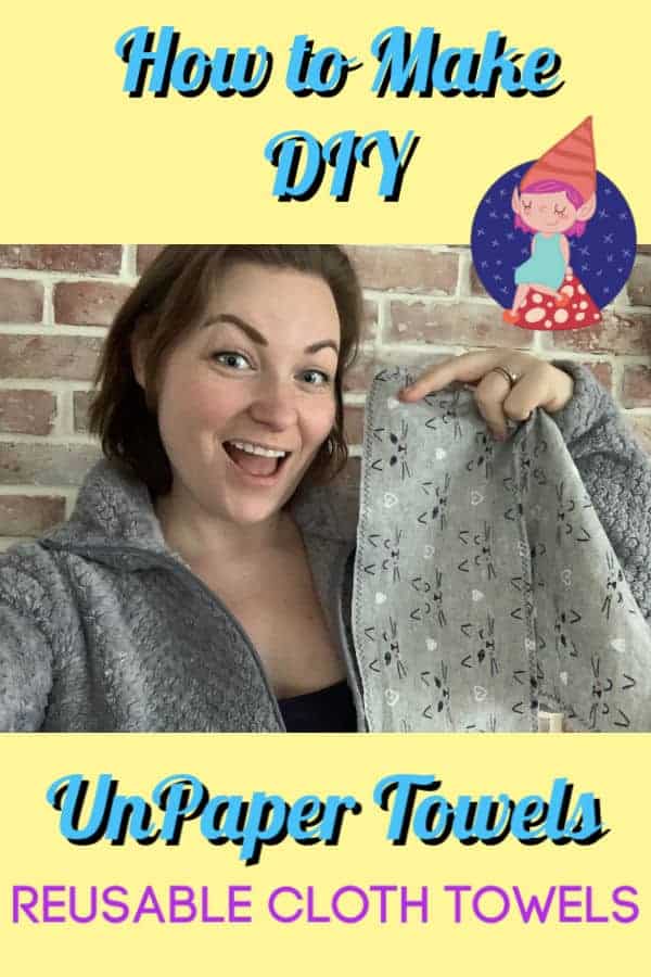 Diy Unpaper Towels Reusable Cloth Paper Towels Crafty Little Gnome