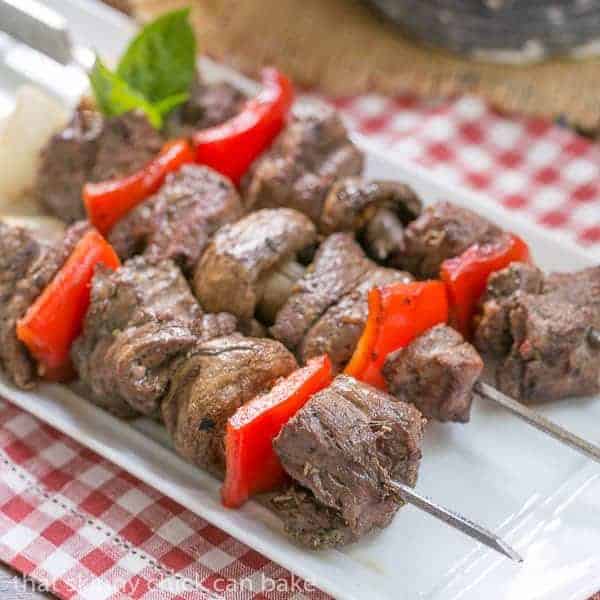 Grilled Beef Steak Kabobs