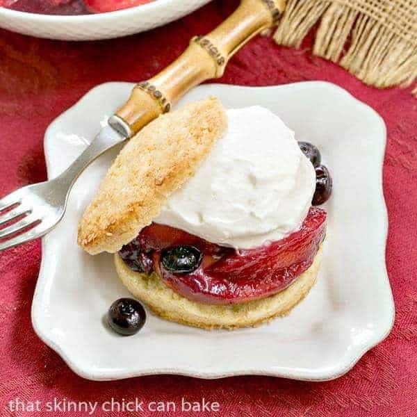 Blueberry and Peach Shortcakes