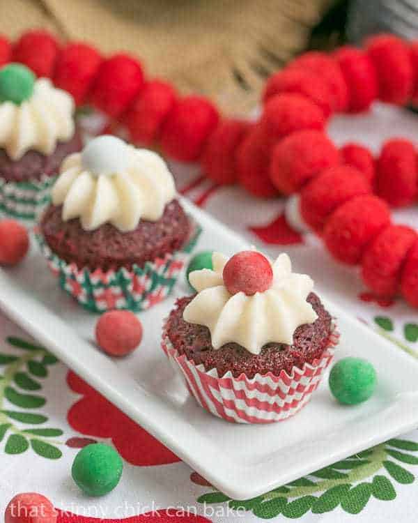 Mini Red Velvet Cupcakes