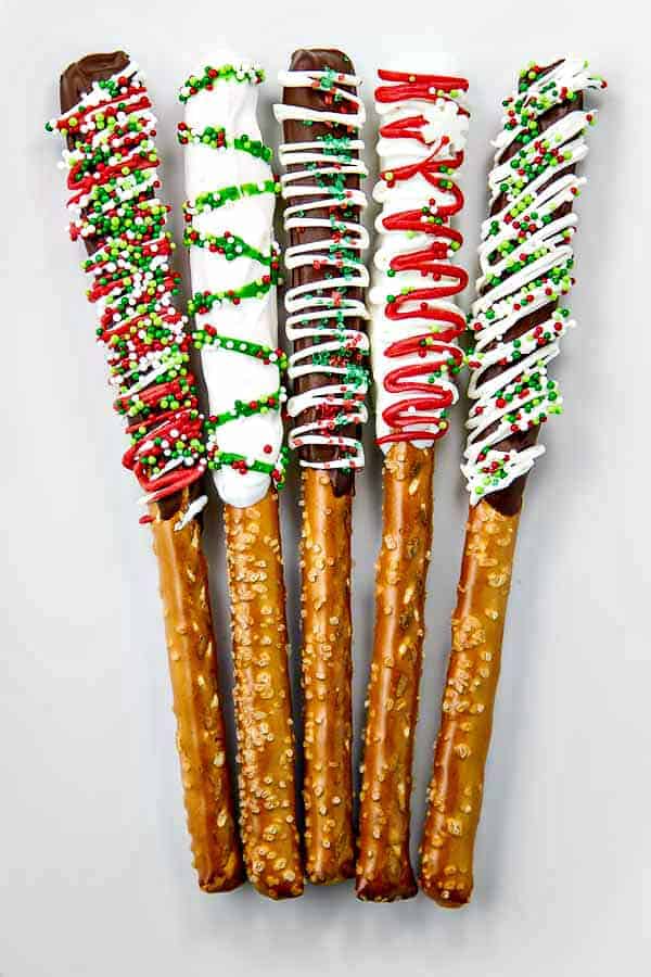 Chocolate Covered Pretzel Rods Chocolate Covered Pretzel Rods are so fun and simple to make. They're the easiest "Christmas cookie" out there and everyone loves them!