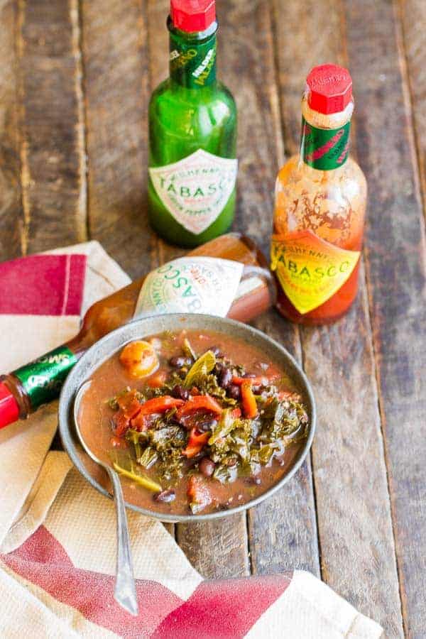 Black Bean and Kale Soup Black Bean and Kale Soup is so simple and has so much flavor! Great way to eat healthy and hearty without a lot of calories, too.