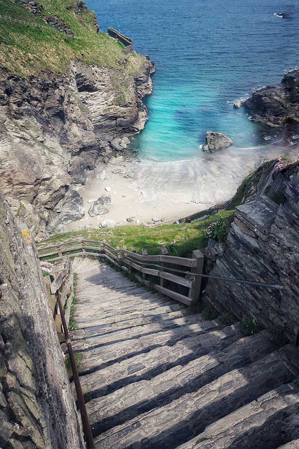 Visit the famous Tintagel Castle- home of King Arthur! We also explored the aswesome Merlin's Cave- definitely a must if you're in Cornwall. #tintagel #castle #uk #cornwall #merlin #cave #camelot #placestovisit #thingstodo #england #visit #traveltips #trave