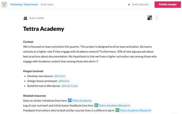 How to Get Buy in at Work: a Step by Step Guide 5 get buy in with tettra academy example