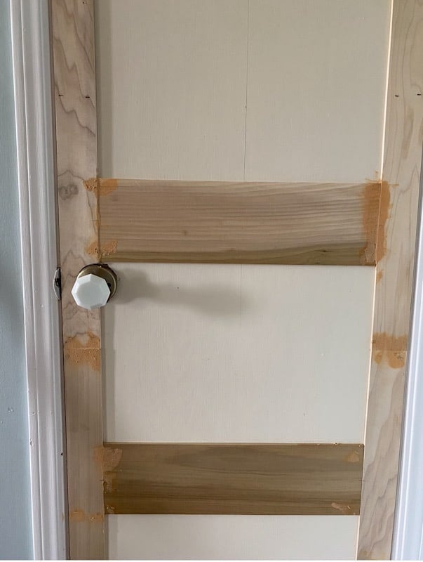 DIY Panel Door | Add Moulding to a Flat Door 5
