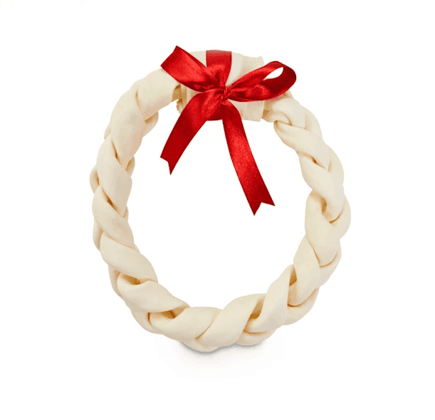 Wreath dog chew