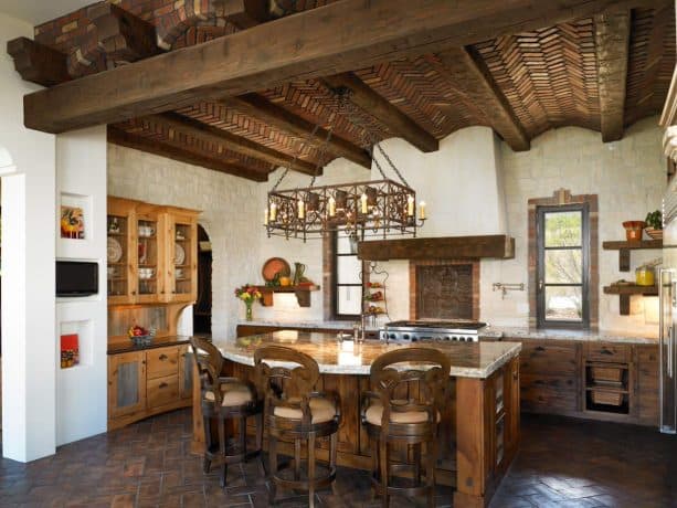 stunning barrel vault ceiling from thin brick tile material