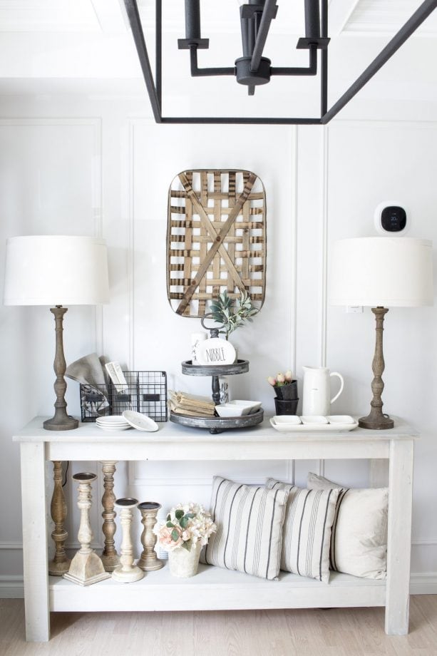 Varathane Sunbleached and White Wood Grain Enhancer for console table