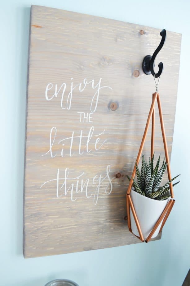 Wood Accelerator on a custom sign