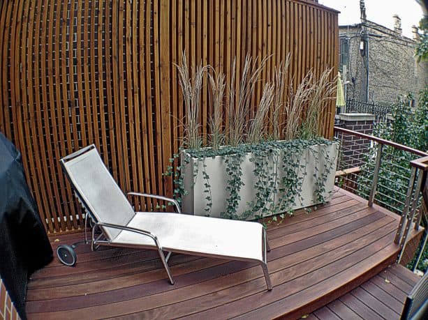 stripes wood for privacy screen