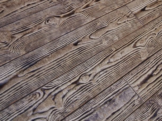concrete wood floor is not only strong but also durable