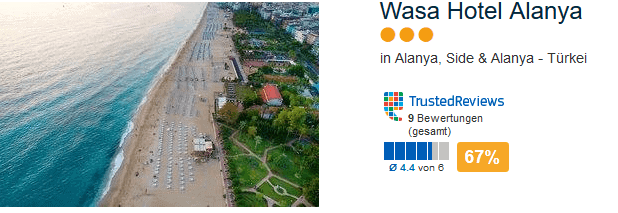 Wasa Hotel Alanya - drei Sterne Hotel mit direkter Strandlage Wasa Hotel Alanya - drei Sterne Hotel mit direkter Strandlage