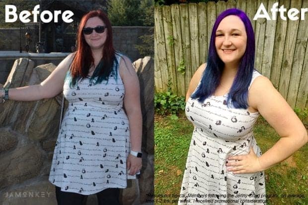 My Results on Jenny Craig