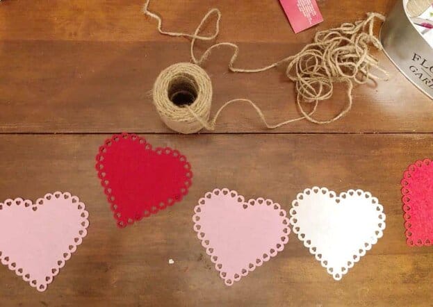 Dollar Tree Diy Valentine Banner This Full Life 5 This craft uses several different dollar tree products to create an adorable little love sign. dollar tree diy valentine banner this