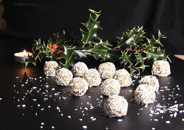 Christmas Fruit N Nut Truffles Dairy Free Gluten Free No Refined Sugar Kind Earth