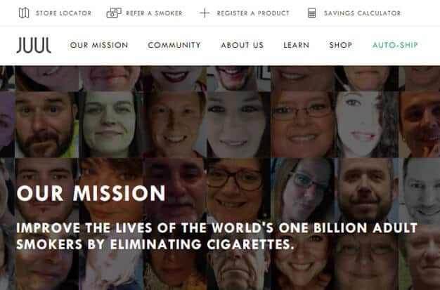 juul-screenshot JUUL Lawsuit | JUUL Website