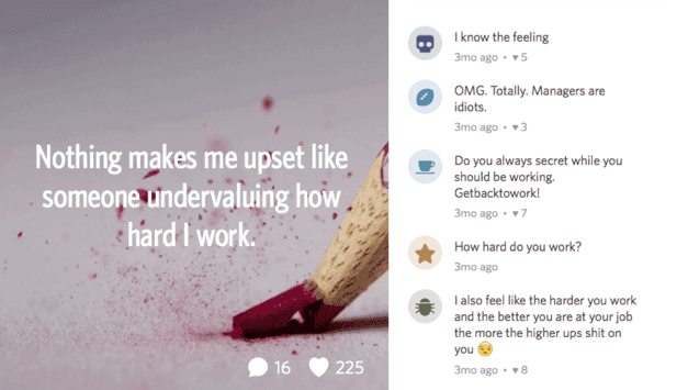 What every manager can learn from anonymous app, Secret 4 Manager Secret: People notice when you don't notice their hard work