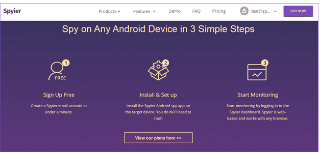 image of android spying software