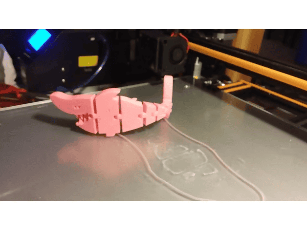 3d printed flexi shark
