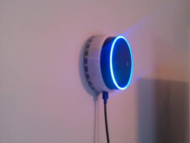 3D Printed Amazon Echo Dot Wall Mount