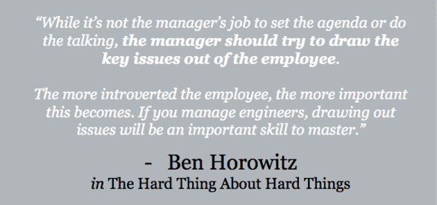 Why you need one on one software for your managers 2 one on one software: it's important to ask one more question