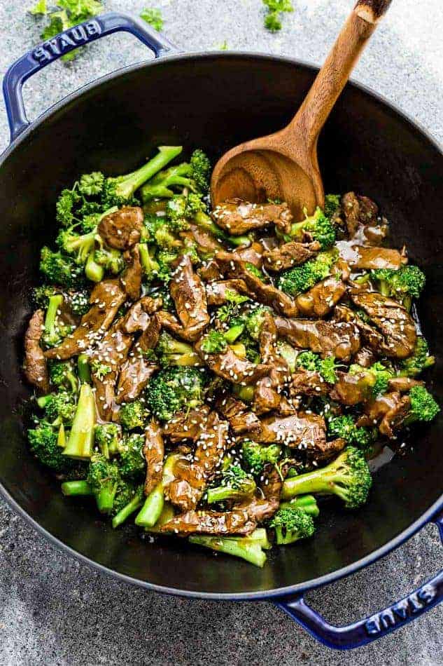 beef and broccoli stir fry