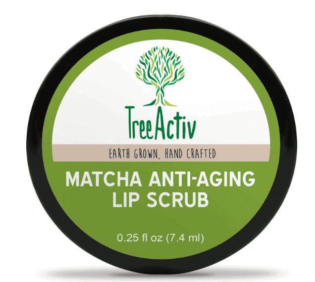 exfoliating lip scrub matcha anti-aging li