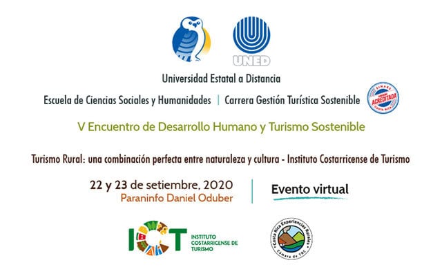 Anuncio sobre encuentro virtual de turismo rural