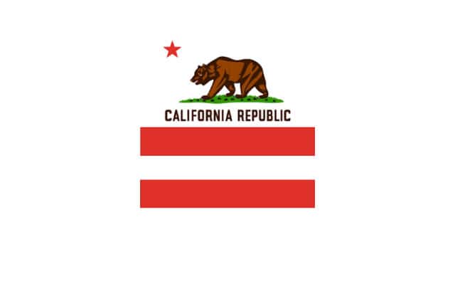 california-net-neutrality California flag above a red equal sign
