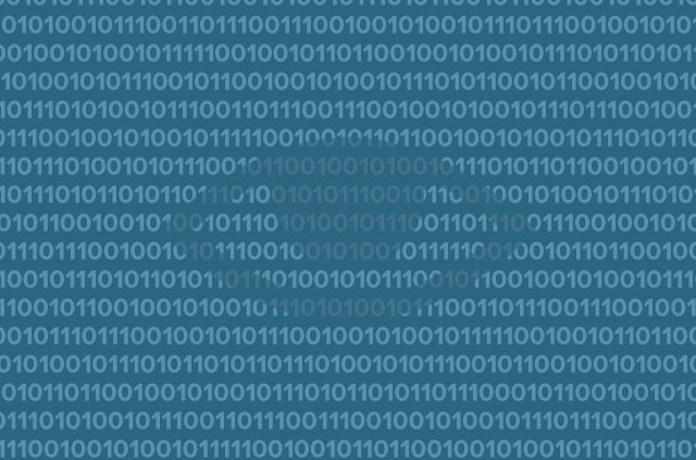 what-is-spyware A series of ones and zeroes making up the image of an eye.