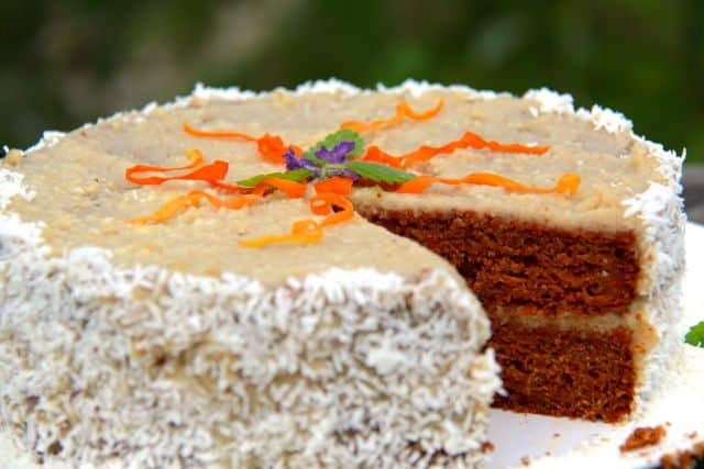 Enlightenment by Carrot Cake - only available in my book 'Trinity's Conscious Kitchen'.